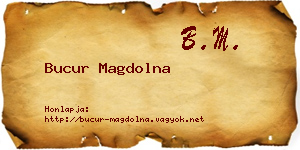Bucur Magdolna névjegykártya